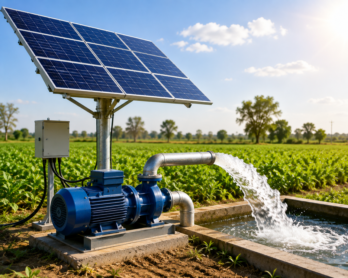 
				Solar Pump Set
